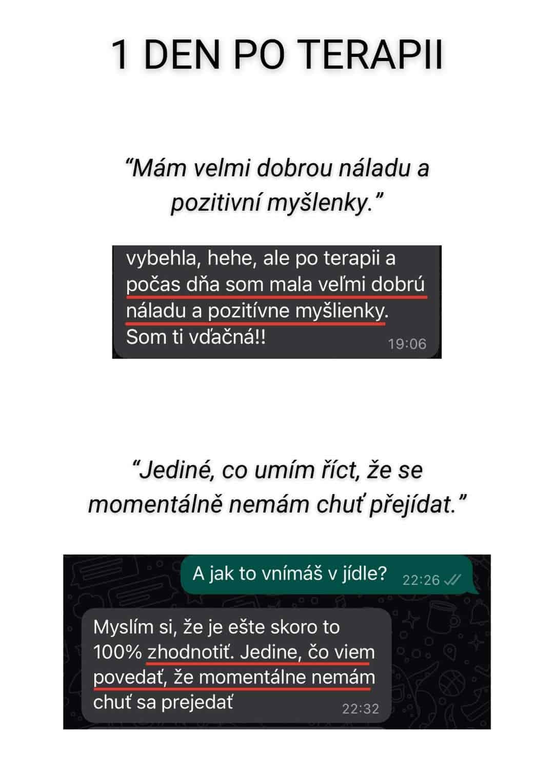 Rapid Transformational Therapy zkušenosti klientek
