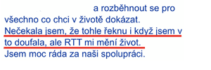 Rapid Transformational Therapy zkušenosti klientek