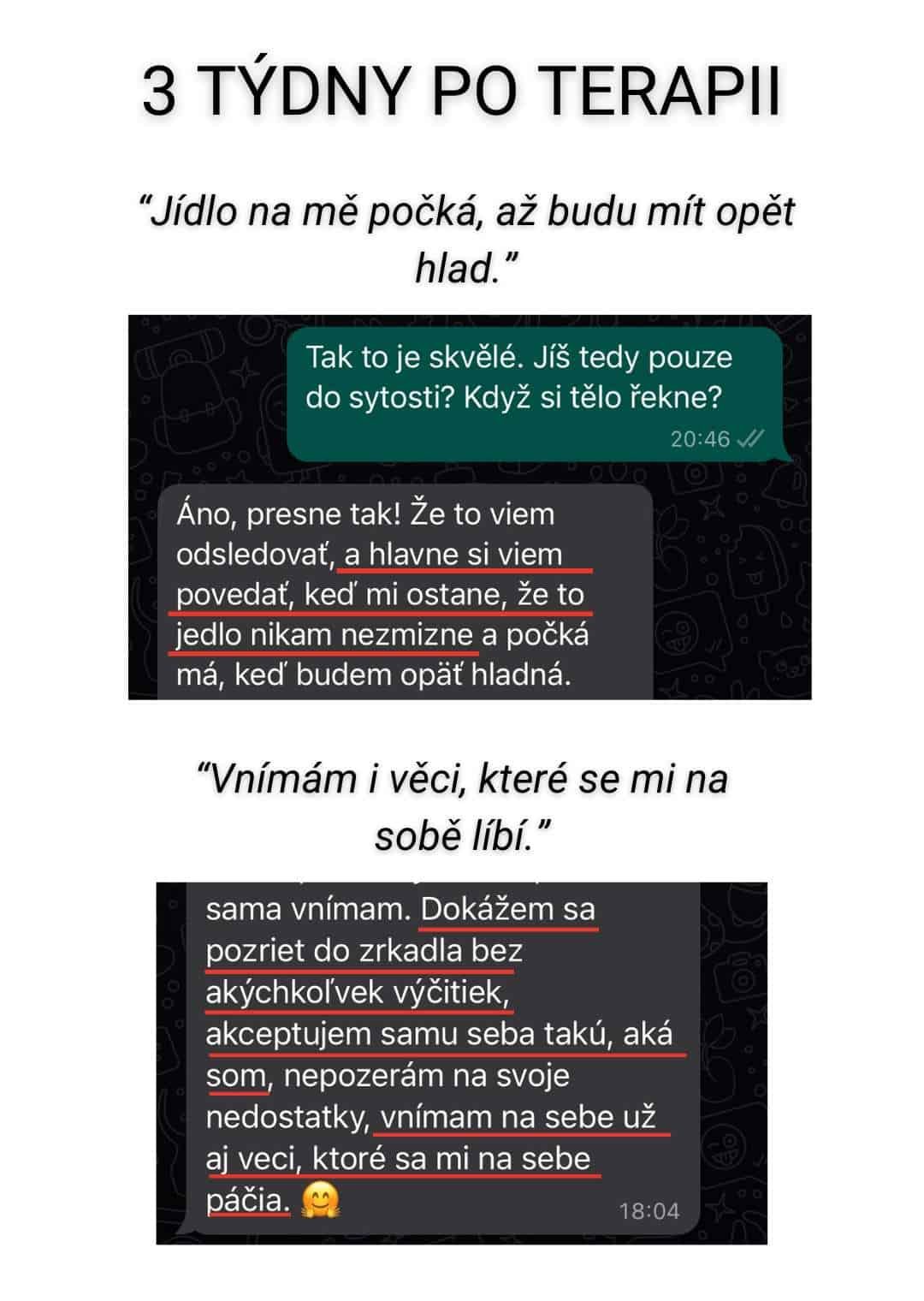 Rapid Transformational Therapy zkušenosti klientek