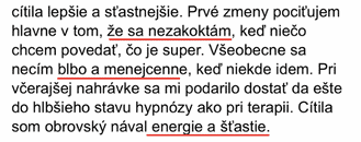 RTT zkušenosti klientek