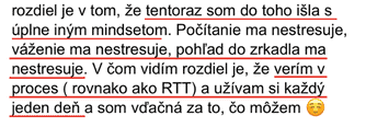 RTT zkušenosti klientek