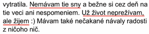 RTT zkušenosti klientek