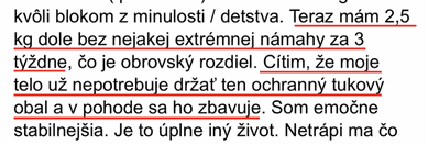 RTT zkušenosti klientek