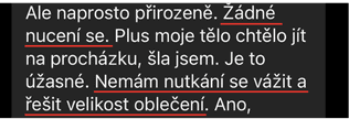 RTT zkušenosti klientek